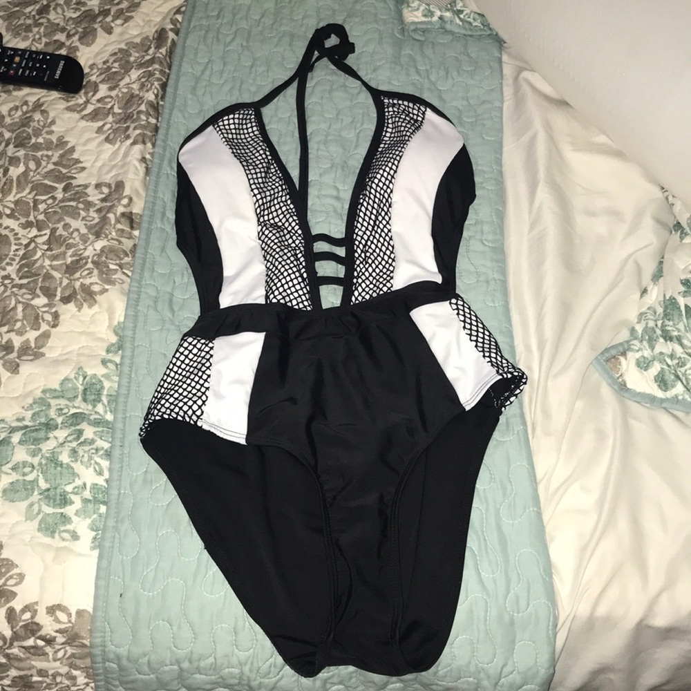 Black and white one piece!